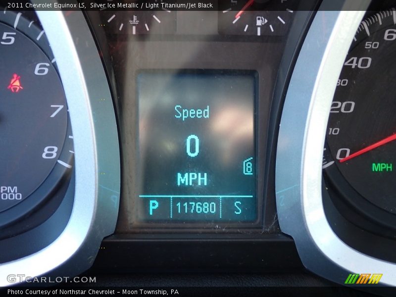 Silver Ice Metallic / Light Titanium/Jet Black 2011 Chevrolet Equinox LS