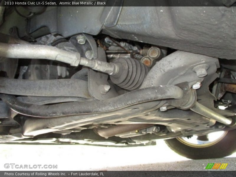 Atomic Blue Metallic / Black 2010 Honda Civic LX-S Sedan
