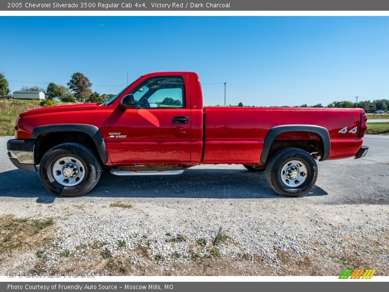 Victory Red / Dark Charcoal 2005 Chevrolet Silverado 3500 Regular Cab 4x4