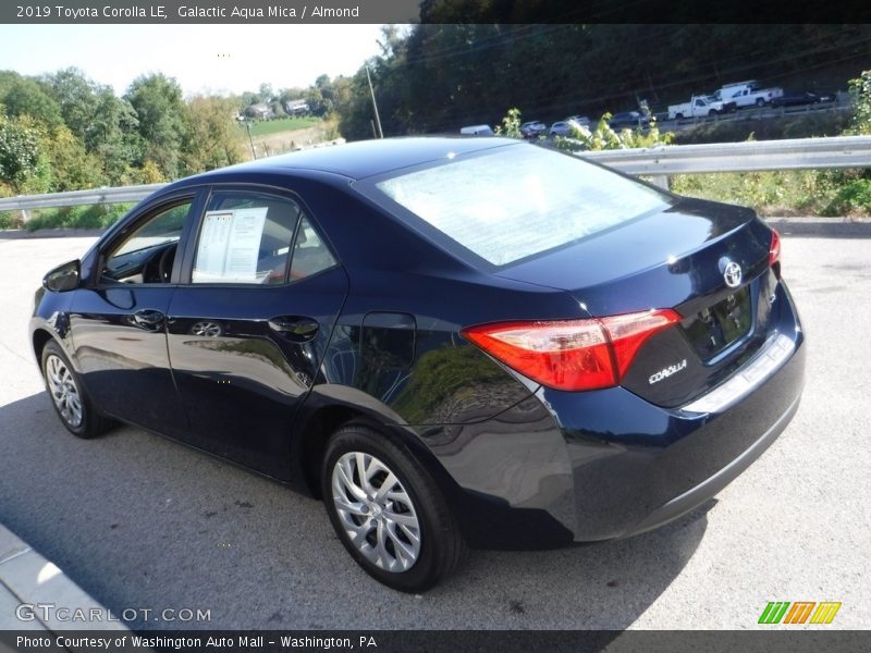 Galactic Aqua Mica / Almond 2019 Toyota Corolla LE