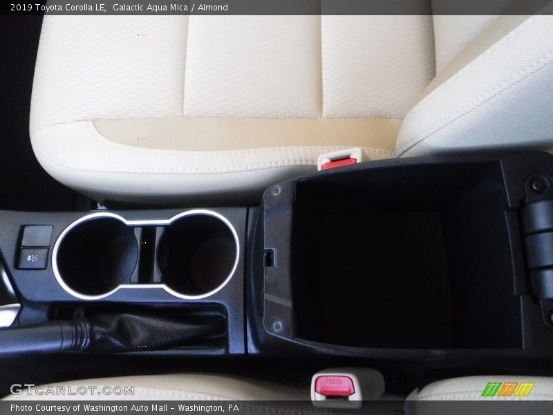 Galactic Aqua Mica / Almond 2019 Toyota Corolla LE
