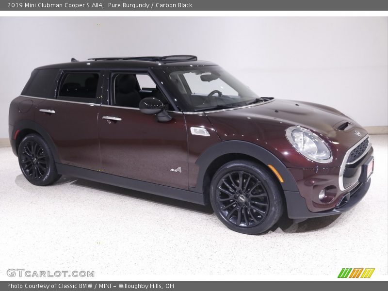 Pure Burgundy / Carbon Black 2019 Mini Clubman Cooper S All4