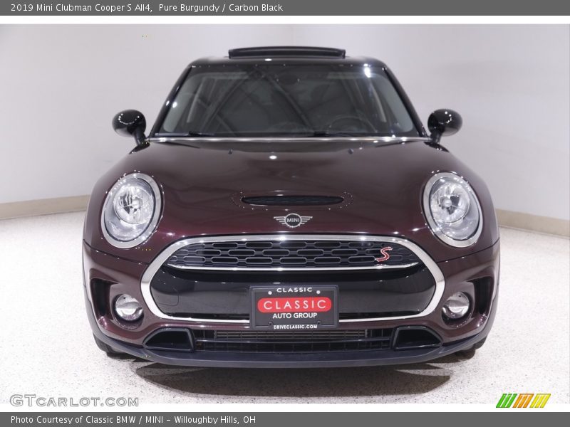 Pure Burgundy / Carbon Black 2019 Mini Clubman Cooper S All4