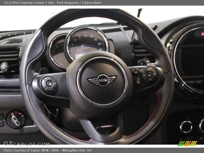 Pure Burgundy / Carbon Black 2019 Mini Clubman Cooper S All4