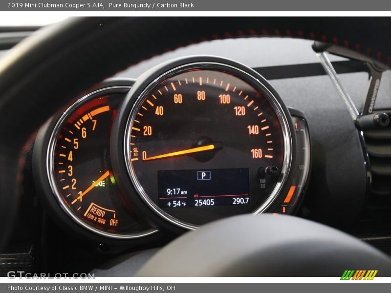 Pure Burgundy / Carbon Black 2019 Mini Clubman Cooper S All4