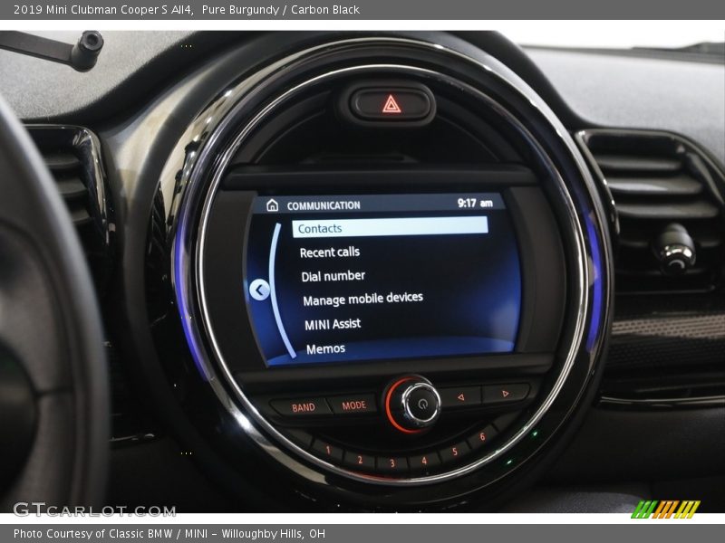 Pure Burgundy / Carbon Black 2019 Mini Clubman Cooper S All4