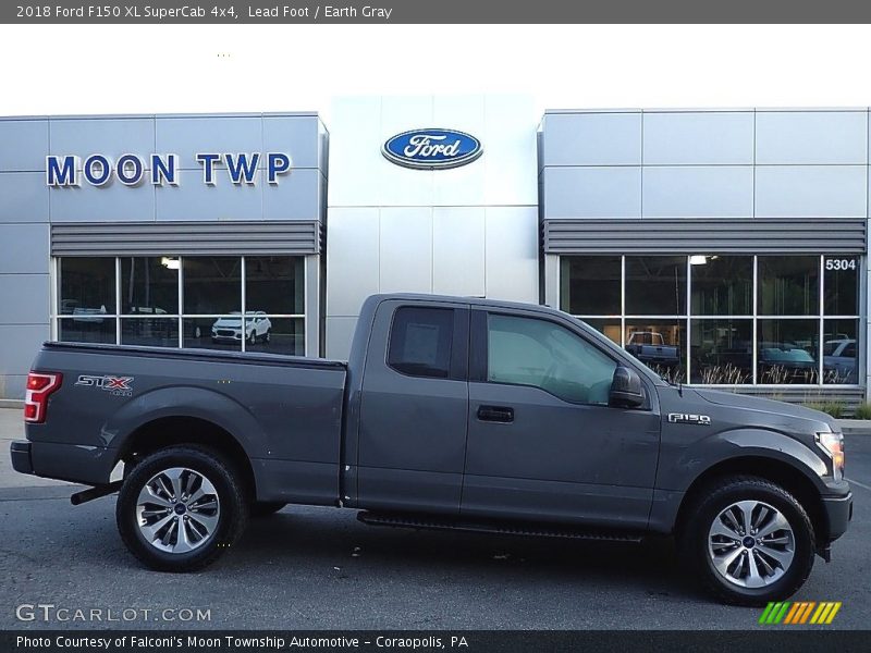 Lead Foot / Earth Gray 2018 Ford F150 XL SuperCab 4x4