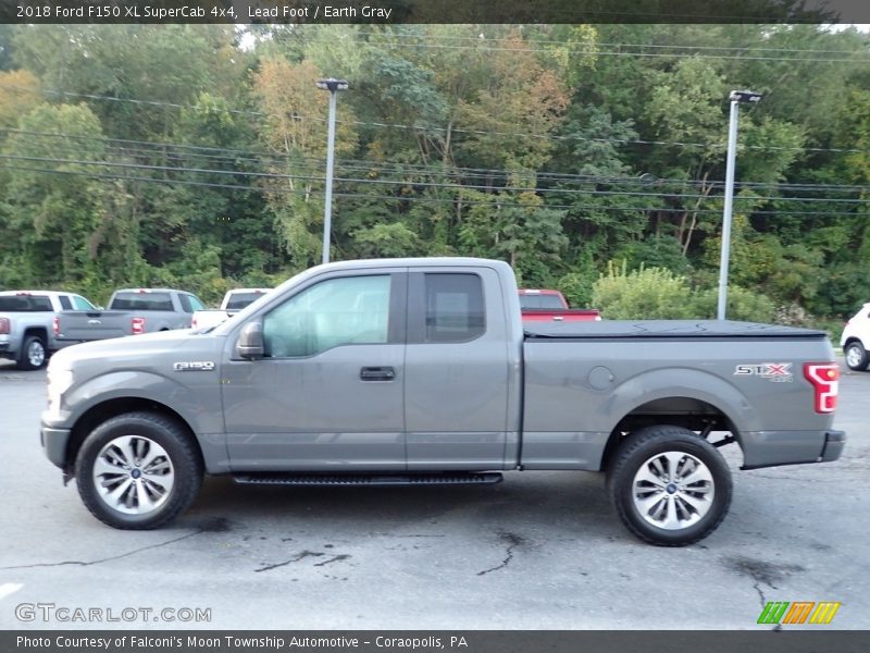 Lead Foot / Earth Gray 2018 Ford F150 XL SuperCab 4x4