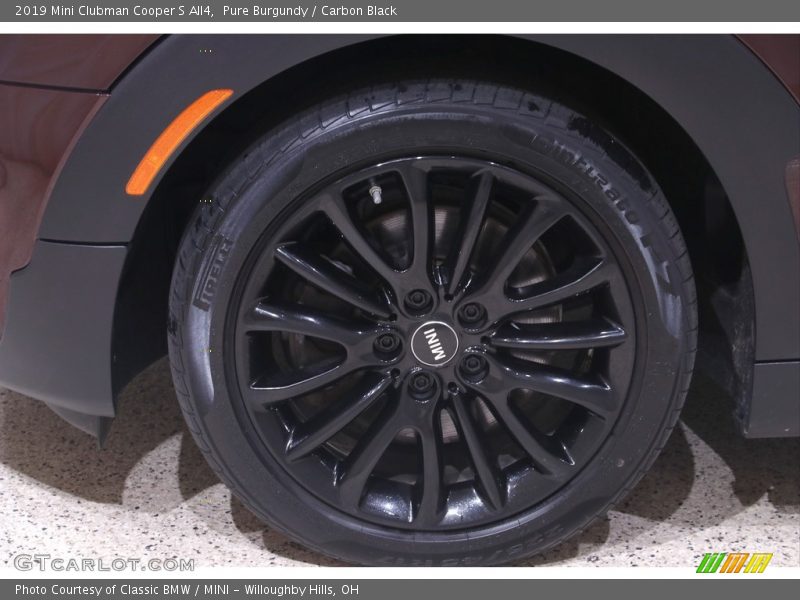 Pure Burgundy / Carbon Black 2019 Mini Clubman Cooper S All4