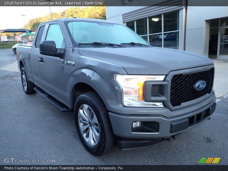 Lead Foot / Earth Gray 2018 Ford F150 XL SuperCab 4x4