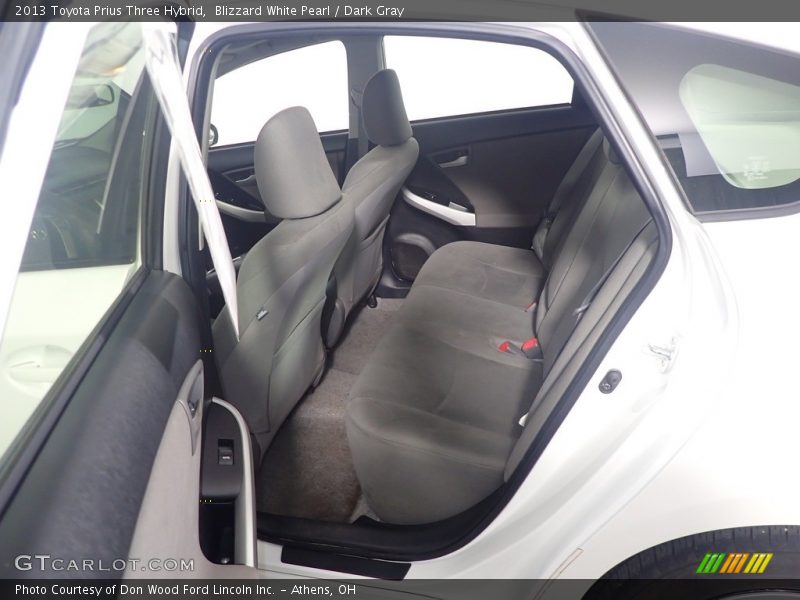 Blizzard White Pearl / Dark Gray 2013 Toyota Prius Three Hybrid