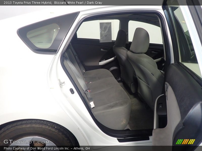 Blizzard White Pearl / Dark Gray 2013 Toyota Prius Three Hybrid