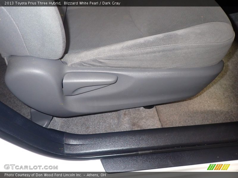 Blizzard White Pearl / Dark Gray 2013 Toyota Prius Three Hybrid
