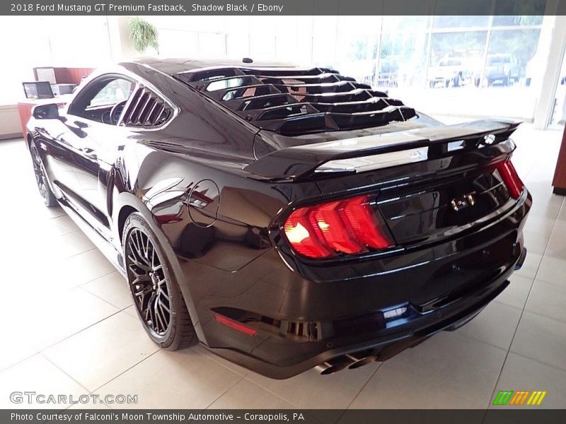 Shadow Black / Ebony 2018 Ford Mustang GT Premium Fastback