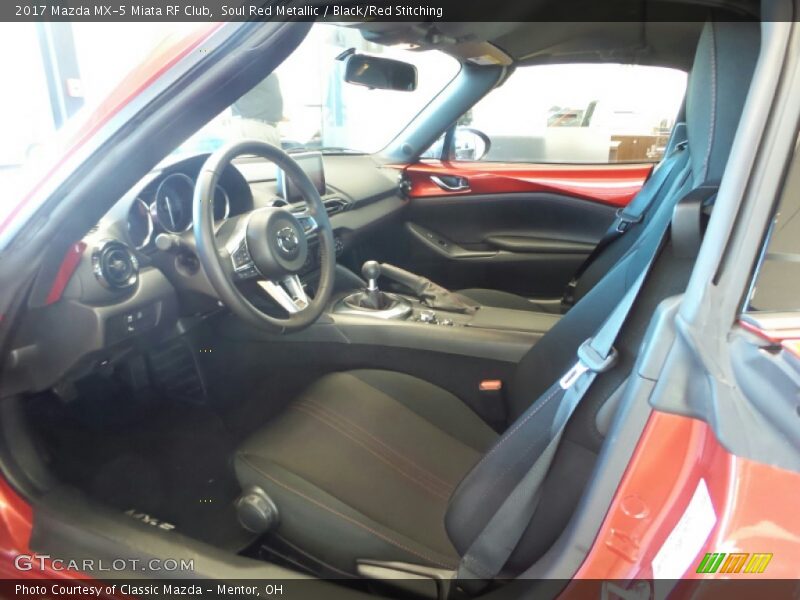 Soul Red Metallic / Black/Red Stitching 2017 Mazda MX-5 Miata RF Club