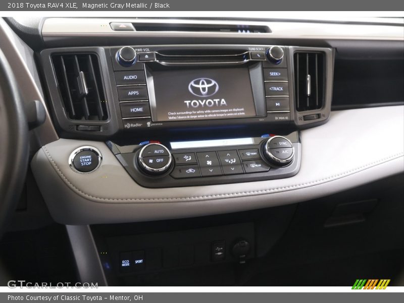 Magnetic Gray Metallic / Black 2018 Toyota RAV4 XLE