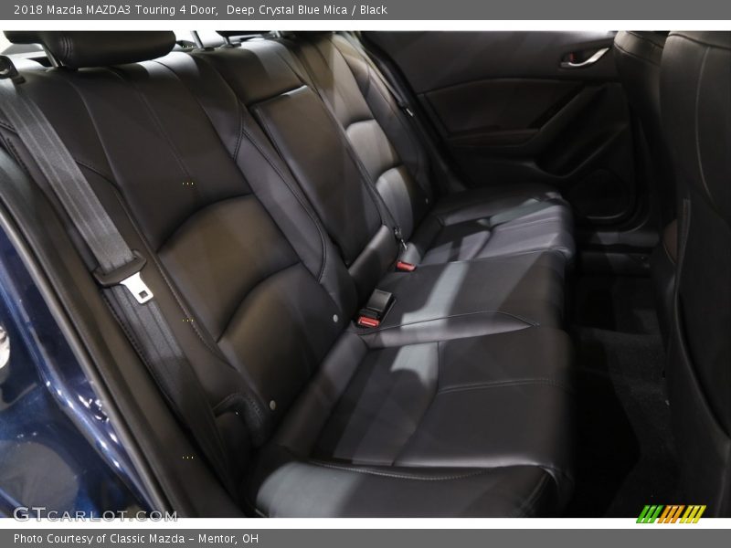 Deep Crystal Blue Mica / Black 2018 Mazda MAZDA3 Touring 4 Door
