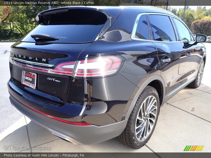 Infinite Black / Coffee 2019 Lincoln Nautilus Reserve AWD