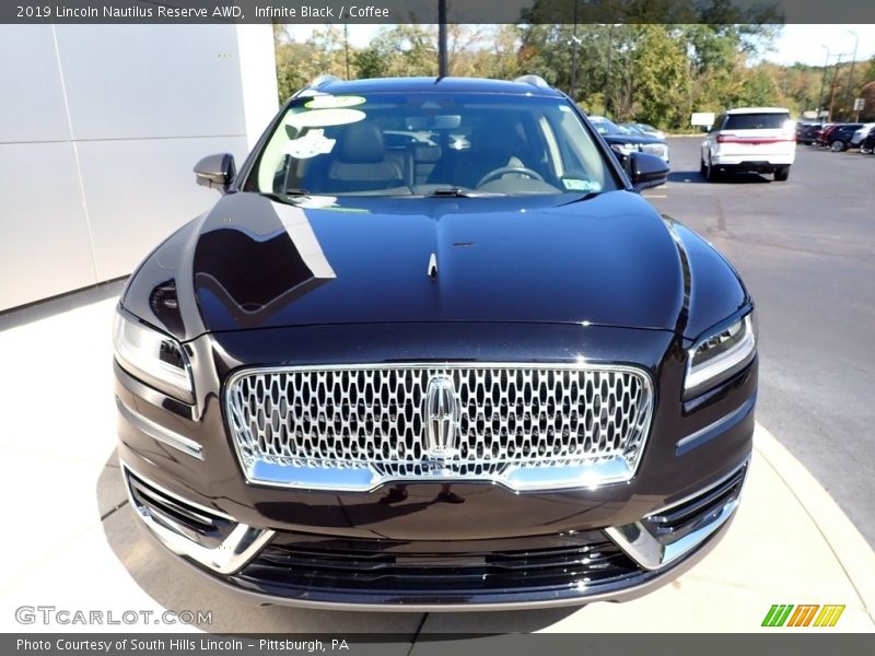 Infinite Black / Coffee 2019 Lincoln Nautilus Reserve AWD