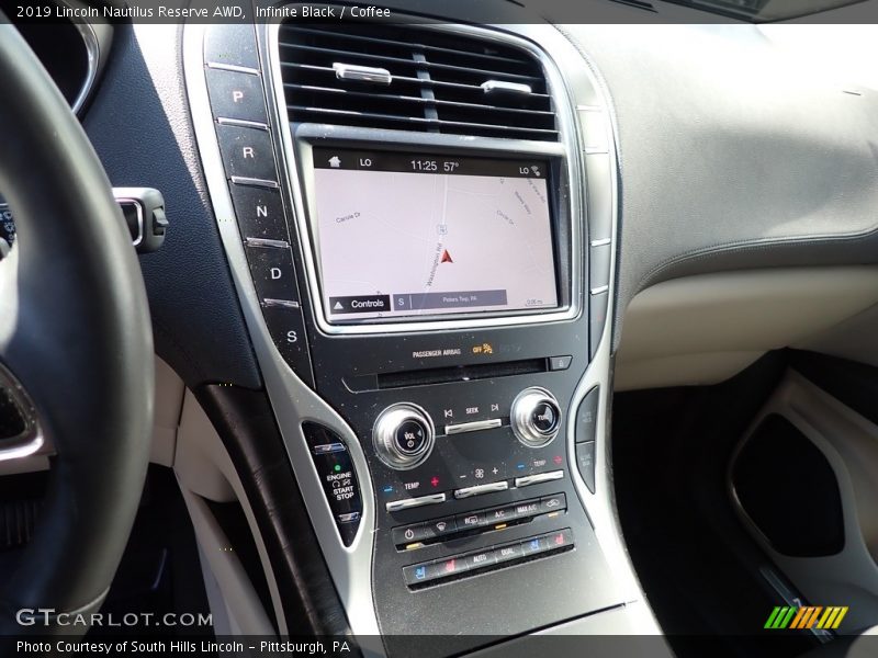 Infinite Black / Coffee 2019 Lincoln Nautilus Reserve AWD