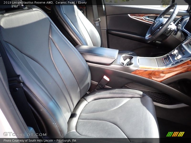 Ceramic Pearl / Ebony 2019 Lincoln Nautilus Reserve AWD
