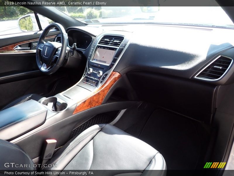 Ceramic Pearl / Ebony 2019 Lincoln Nautilus Reserve AWD