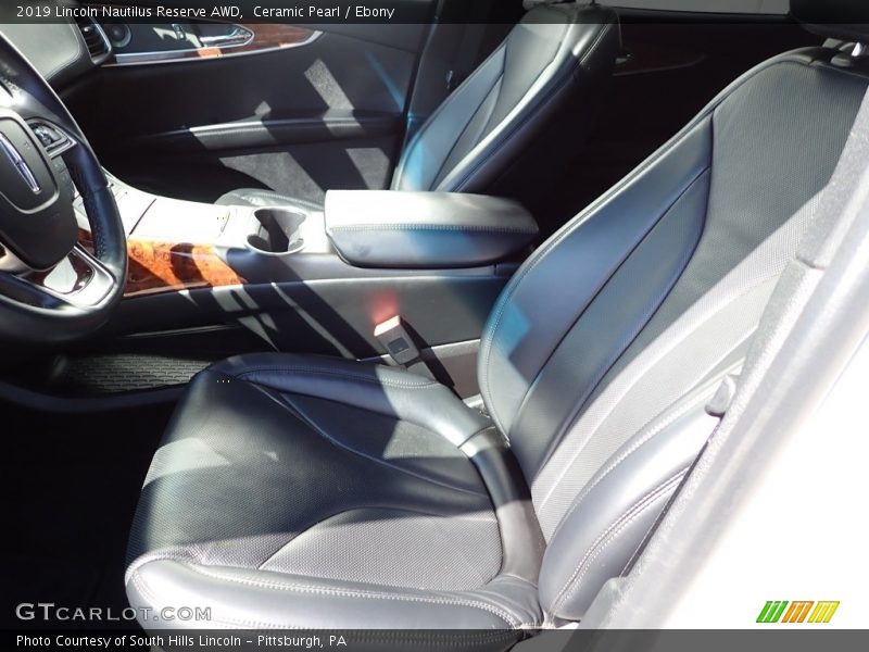Ceramic Pearl / Ebony 2019 Lincoln Nautilus Reserve AWD