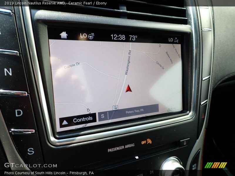 Ceramic Pearl / Ebony 2019 Lincoln Nautilus Reserve AWD