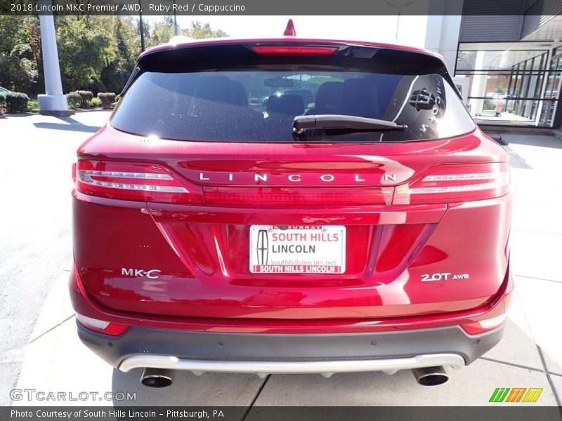 Ruby Red / Cappuccino 2018 Lincoln MKC Premier AWD