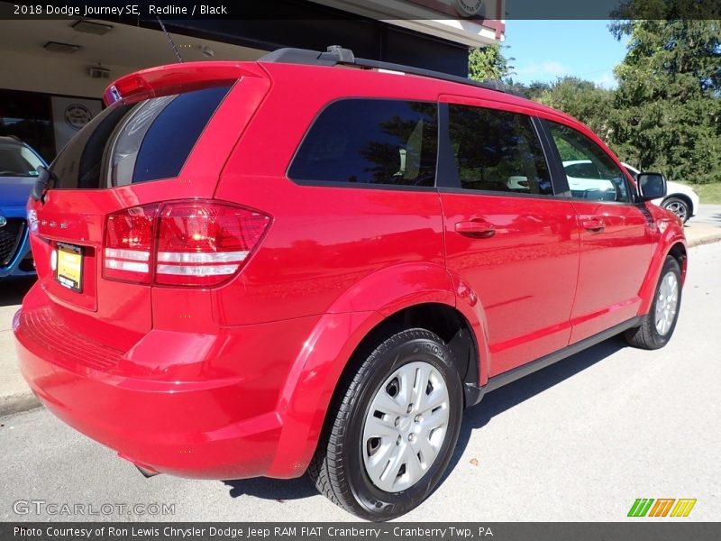 Redline / Black 2018 Dodge Journey SE
