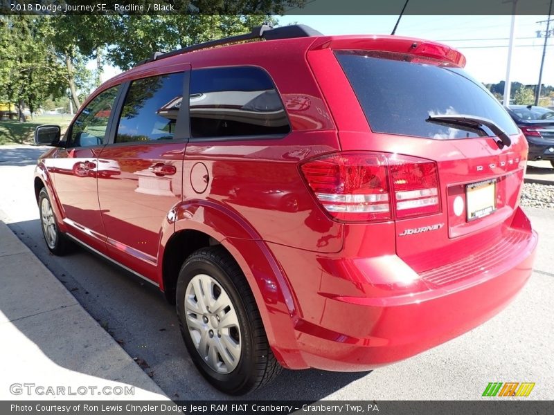 Redline / Black 2018 Dodge Journey SE
