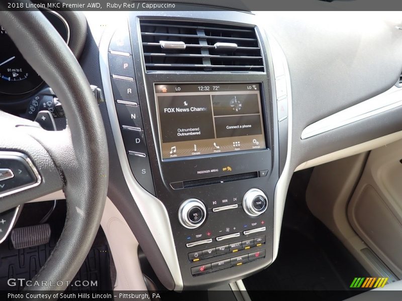 Ruby Red / Cappuccino 2018 Lincoln MKC Premier AWD
