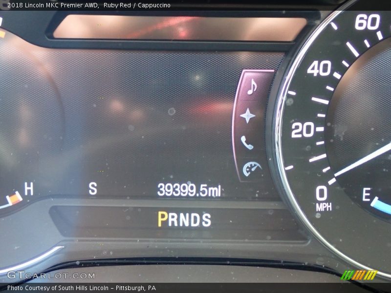 Ruby Red / Cappuccino 2018 Lincoln MKC Premier AWD
