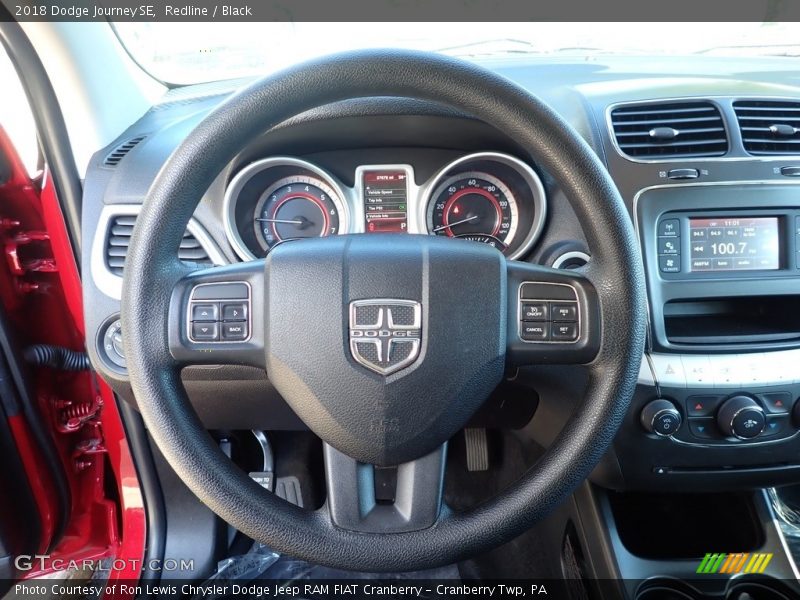 Redline / Black 2018 Dodge Journey SE