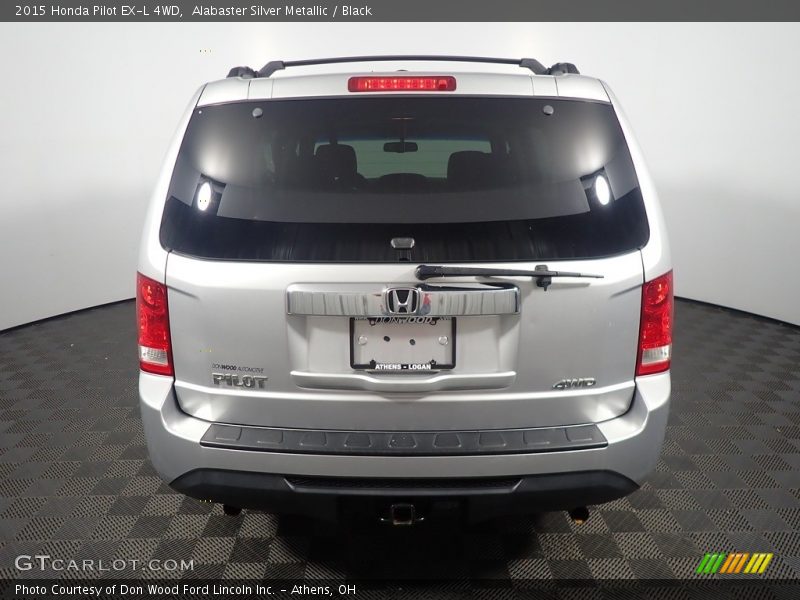 Alabaster Silver Metallic / Black 2015 Honda Pilot EX-L 4WD