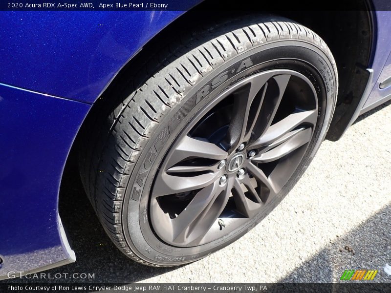 Apex Blue Pearl / Ebony 2020 Acura RDX A-Spec AWD