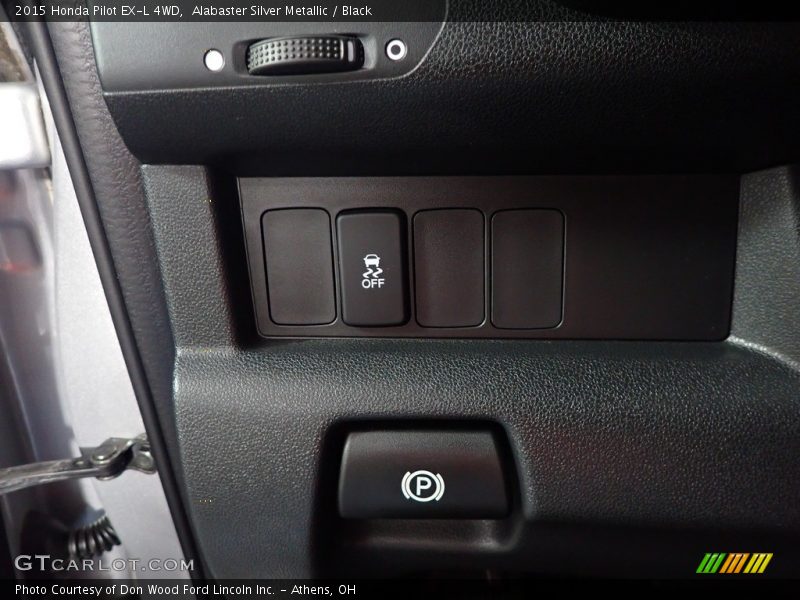 Alabaster Silver Metallic / Black 2015 Honda Pilot EX-L 4WD