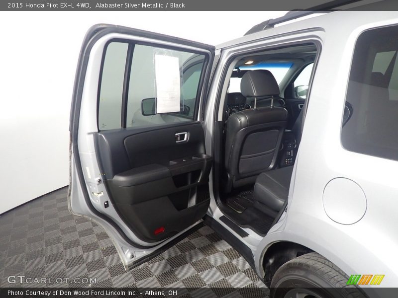 Alabaster Silver Metallic / Black 2015 Honda Pilot EX-L 4WD