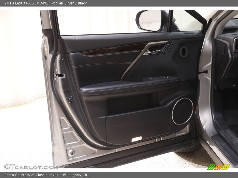 Atomic Silver / Black 2018 Lexus RX 350 AWD