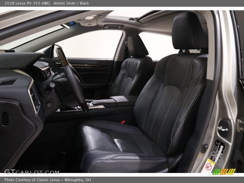 Atomic Silver / Black 2018 Lexus RX 350 AWD