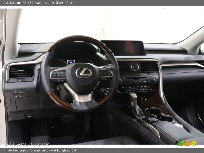 Atomic Silver / Black 2018 Lexus RX 350 AWD