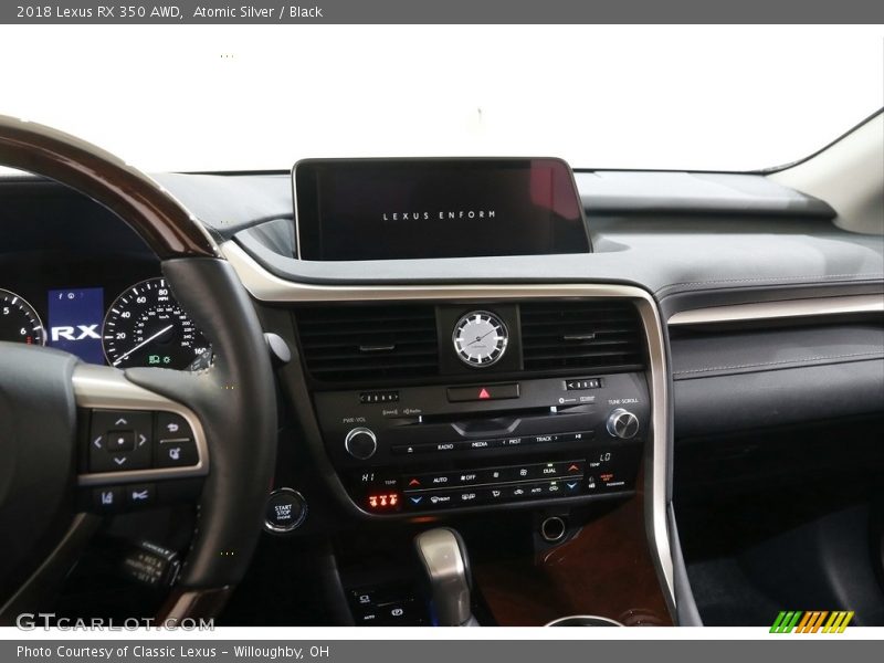 Atomic Silver / Black 2018 Lexus RX 350 AWD