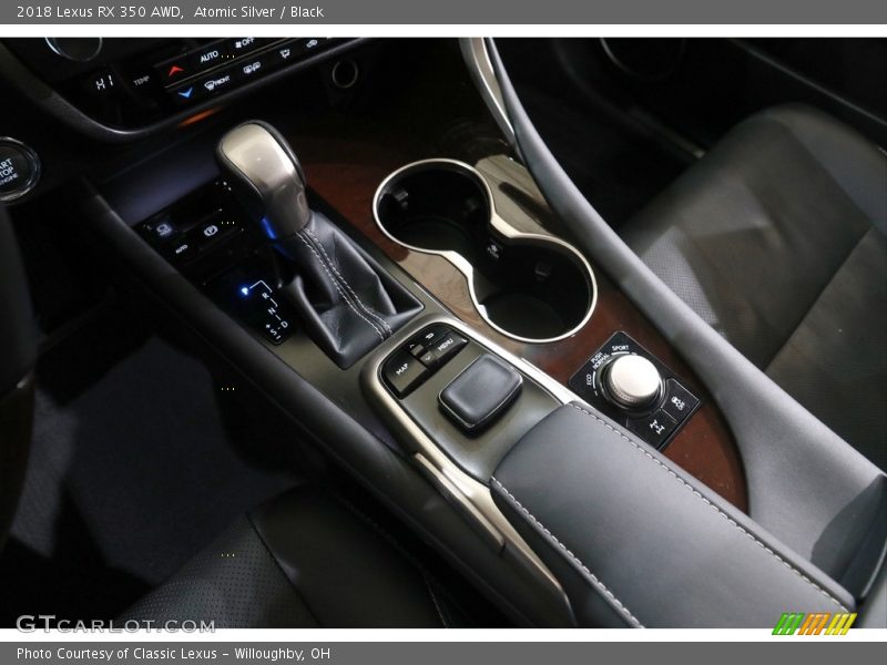 Atomic Silver / Black 2018 Lexus RX 350 AWD