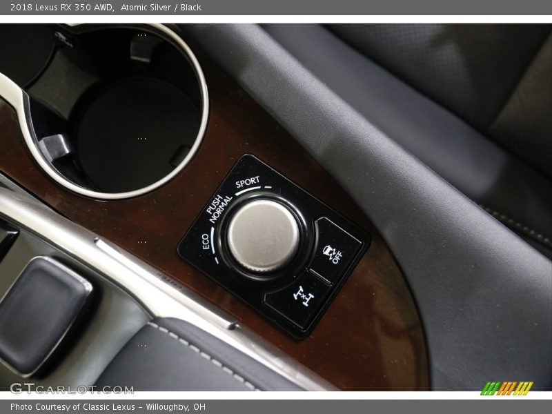 Atomic Silver / Black 2018 Lexus RX 350 AWD