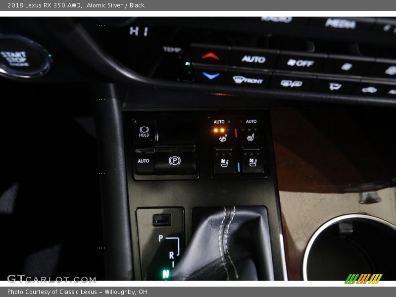 Atomic Silver / Black 2018 Lexus RX 350 AWD