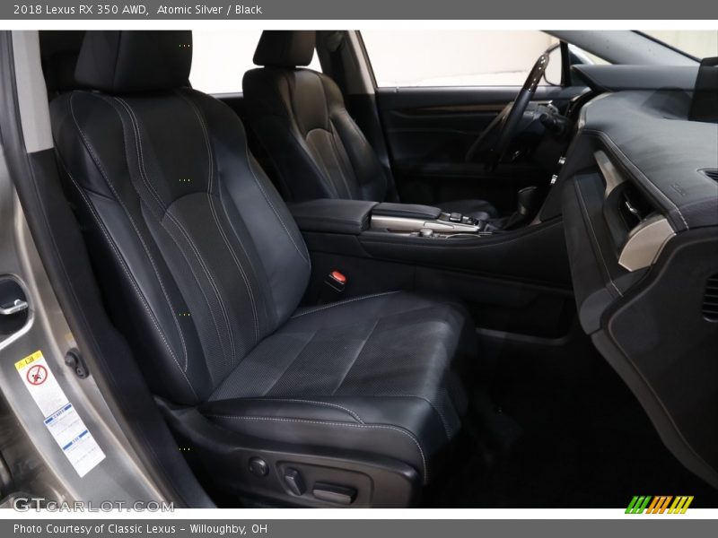 Atomic Silver / Black 2018 Lexus RX 350 AWD