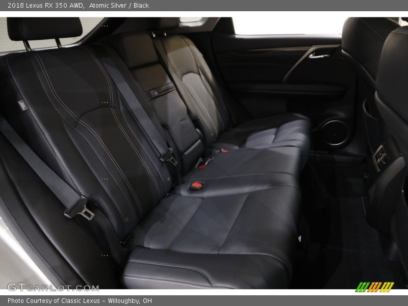 Atomic Silver / Black 2018 Lexus RX 350 AWD