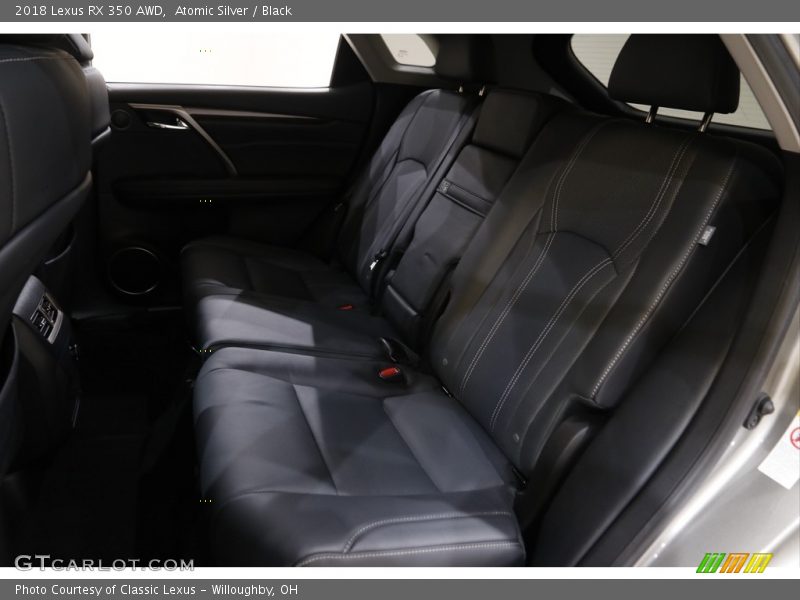 Atomic Silver / Black 2018 Lexus RX 350 AWD