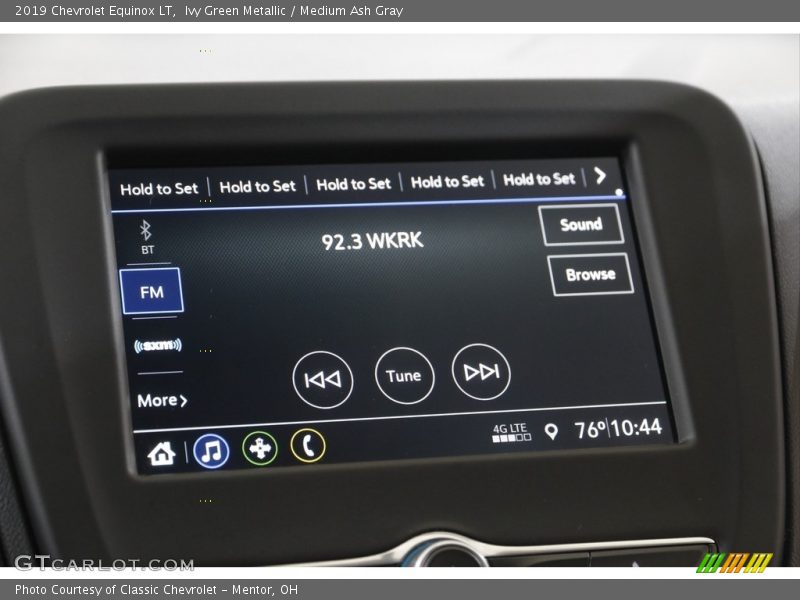 Ivy Green Metallic / Medium Ash Gray 2019 Chevrolet Equinox LT