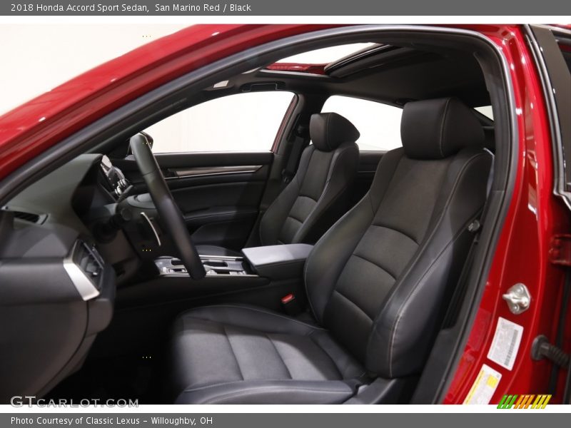 San Marino Red / Black 2018 Honda Accord Sport Sedan